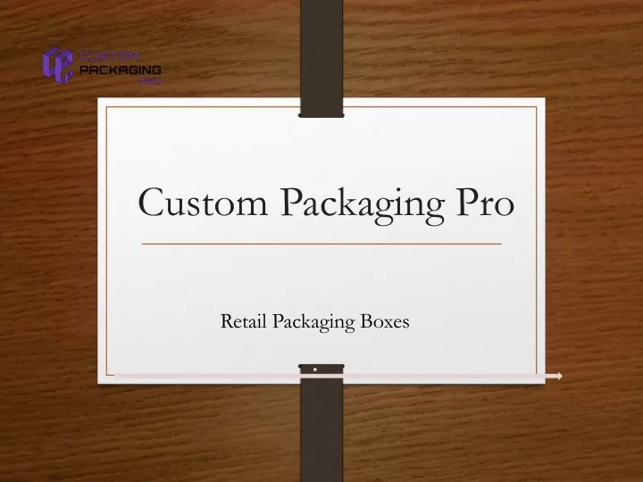 custom packaging pro