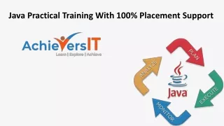 java practical training with 100 placement support