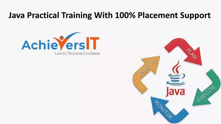 java practical training with 100 placement support