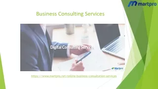 Business Consulting Services