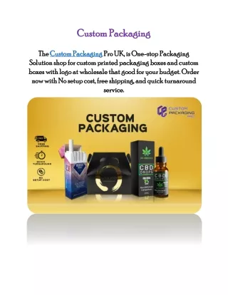 custom packaging custom packaging