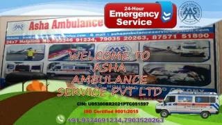 Get world-class e-ICU ambulance services in Patna | ASHA AMBULANCE SERVICE PVT L