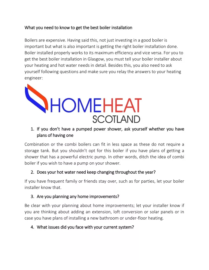 what you need to know to get the best boiler