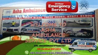 Check your first world-class Ambulance Services in Patna with ASHA