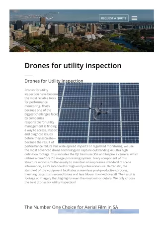 Drones for utility inspection