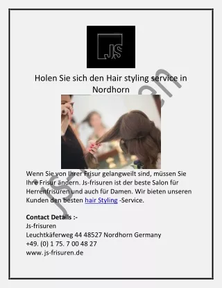 Holen Sie sich den Hair styling service in Nordhorn