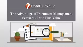 Document Management Services - Making Your Company Easier