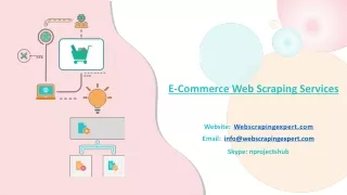 e commerce web scraping services