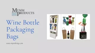 Wine Bottle Pakaging Bags and Prices | Mumm Products