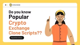 Popular Crypto Exchange Clone Scripts