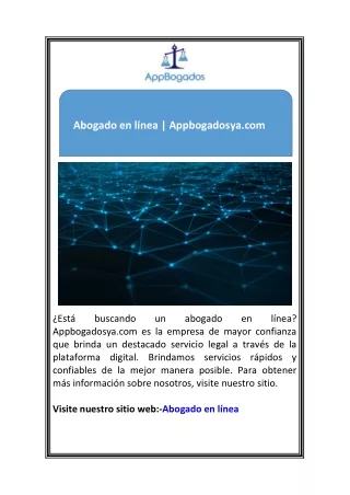 Abogado en línea | Appbogadosya.com