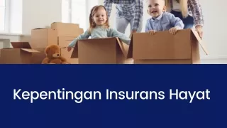 Kepentingan Insurans Hayat