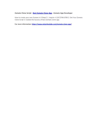 zomato clone script best zomato clone app zomato