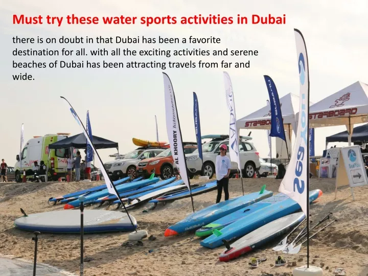 must try these water sports activities in dubai