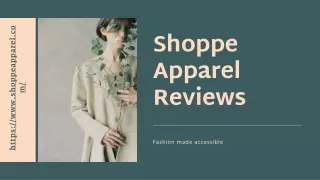 Shoppe Apparel | The Best Online shopping Store for all Brands