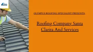 Olympus Roofing Specialist | Roofing Company.