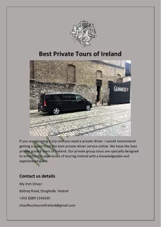 Best Private Tours of Ireland