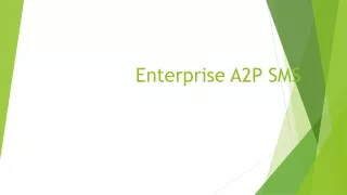 Enterprise A2P SMS