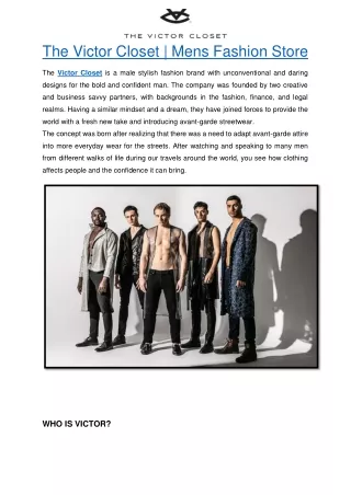 Mens Fashion Store | Mens Clothing | Buy Clothes For Men Online