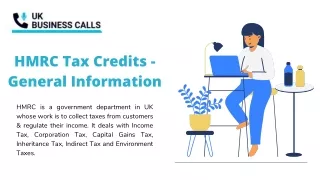HMRC Tax Credits