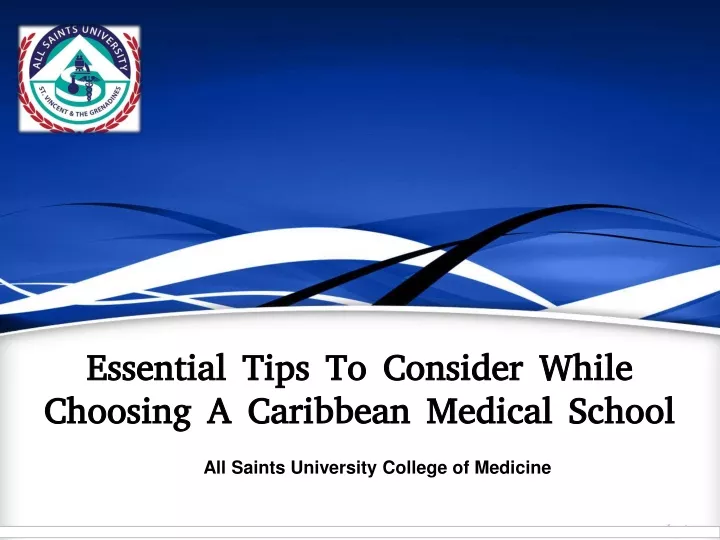 essential tips to consider while choosing a caribbean medical school