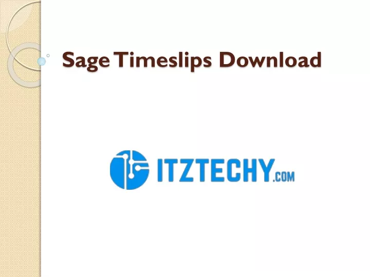 sage timeslips download