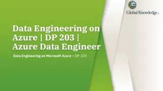 Data Engineering on Azure | DP 203 | Azure Data Engineer
