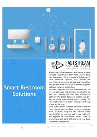 Smart Restroom solutions