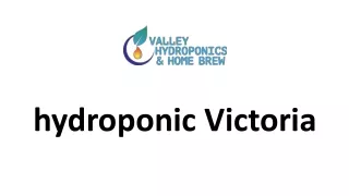 hydroponic victoria
