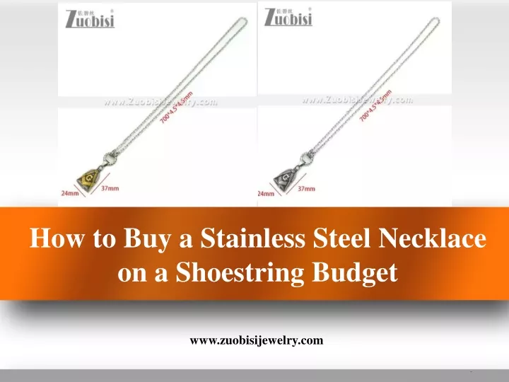 how to buy a stainless steel necklace