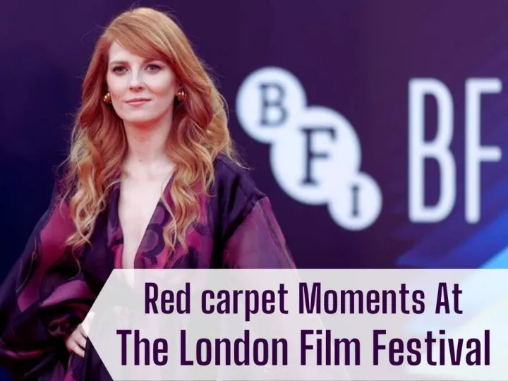 red carpet moments at the london film festival
