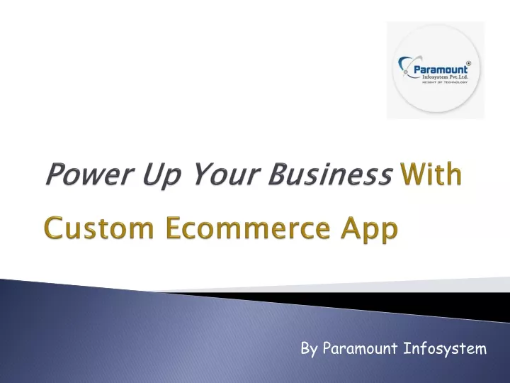 power up your business with custom ecommerce app