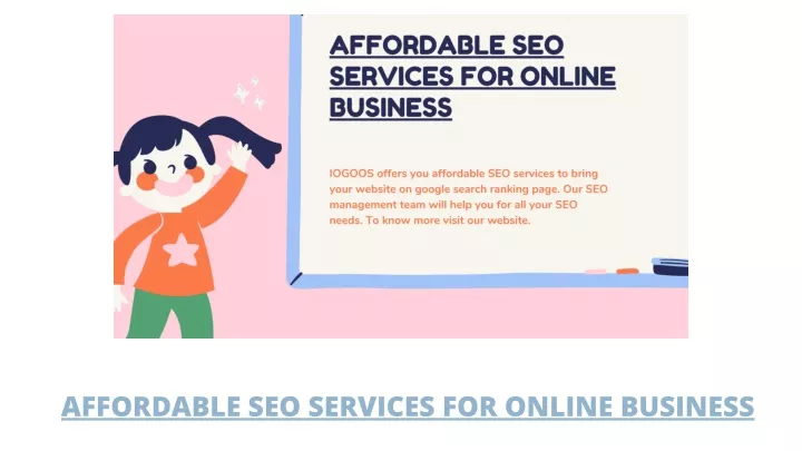 affordable seo services for online business