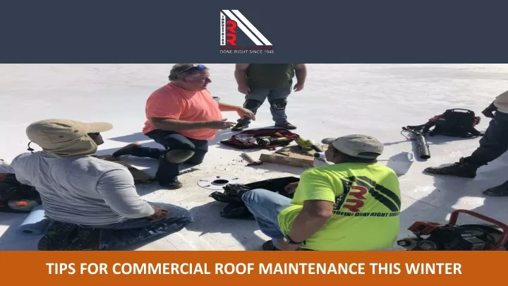 tips for commercial roof maintenance this winter