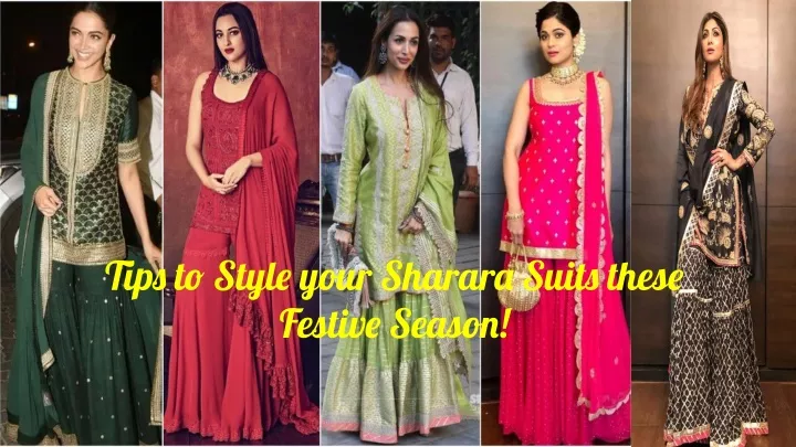 tips to style your sharara suits these festive