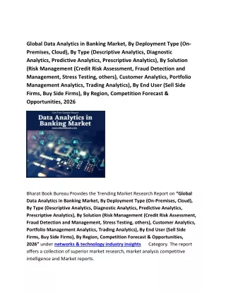 global data analytics in banking market