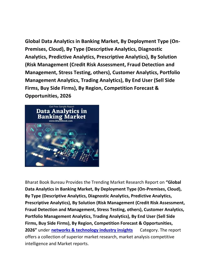 global data analytics in banking market