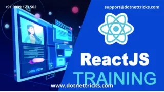 React Js Training