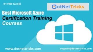 Microsoft azure Certification