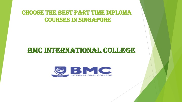 choose the best part time diploma courses in singapore