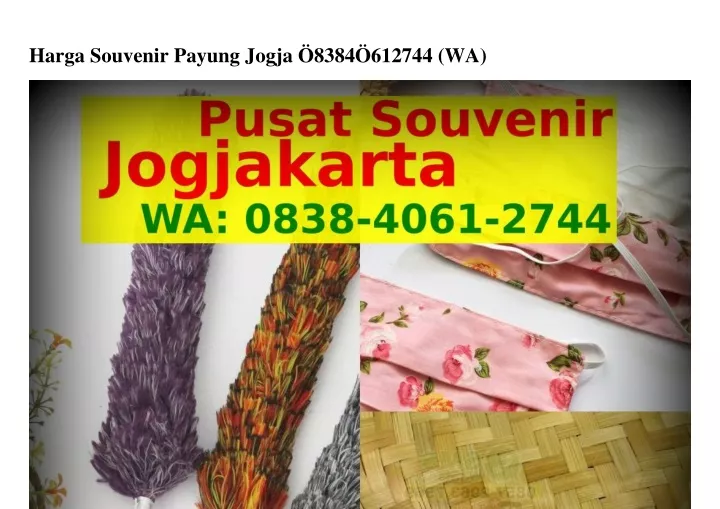 harga souvenir payung jogja 8384 612744 wa