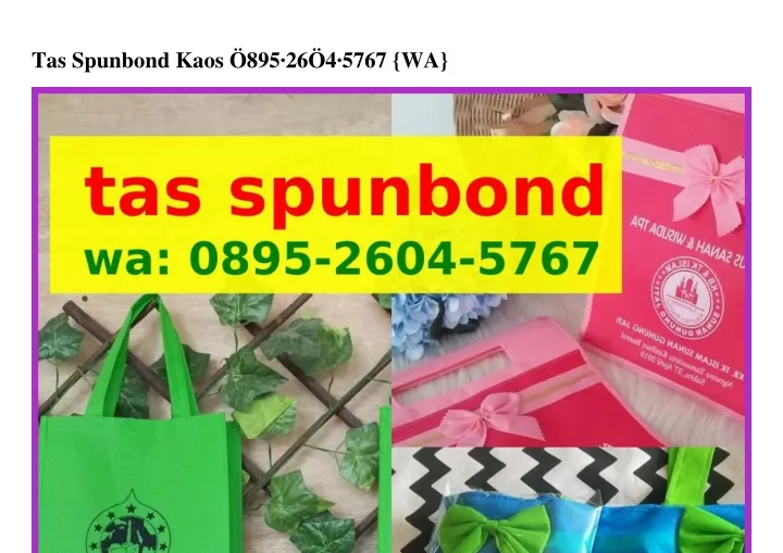tas spunbond kaos 895 26 4 5767 wa