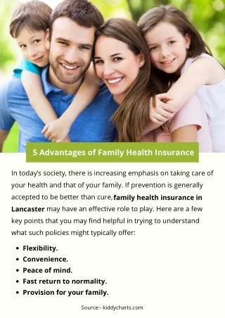5 Advantages of Family Health Insurance
