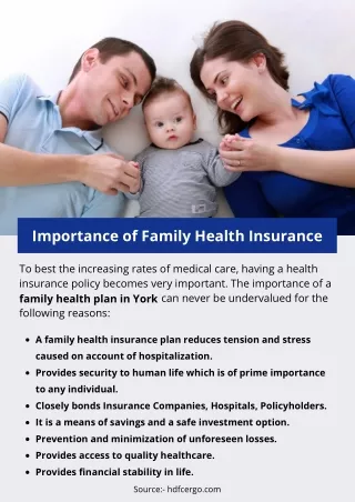 Importance of Family Health Insurance