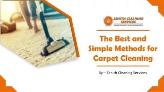 The Best and Simple Methods for Carpet Cleaning | Types of Carpets