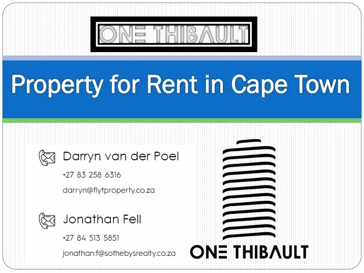 property for rent in cape town