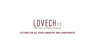 Search for Cabinet Cutting Services at Lovech Ltd