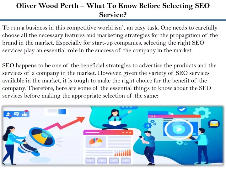 oliver wood perth what to know before selecting
