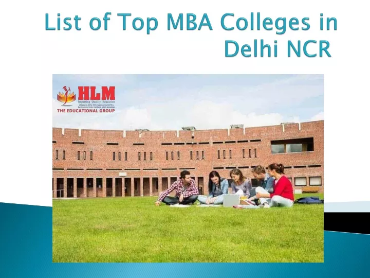 list of top mba colleges in delhi ncr