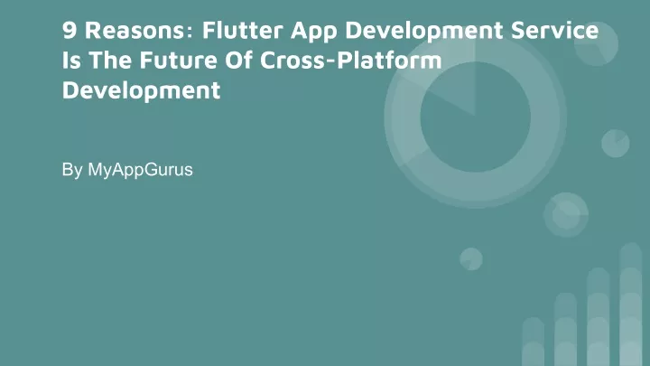 9 reasons flutter app development service